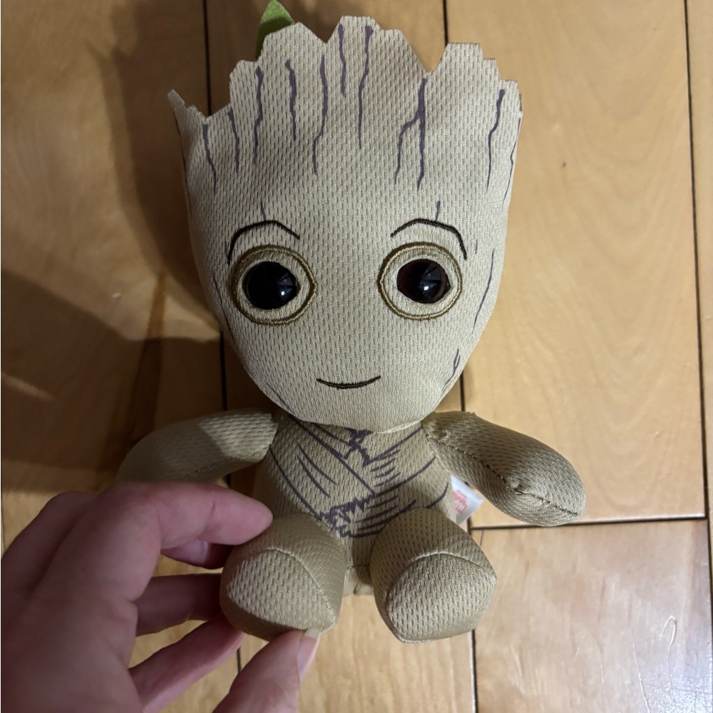 Marvel Tan and Brown Groot Plush Toy